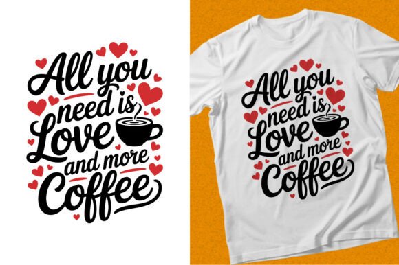 Coffee Lover Typography T-shirt Design: A Graphic Asset Review