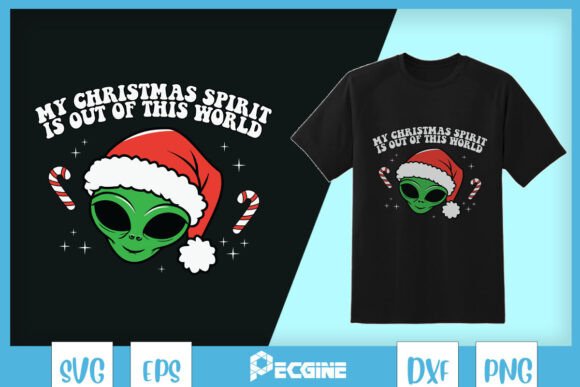 My Xmas Spirit SVG: A Festive Graphics Boost for T-Shirt Designs