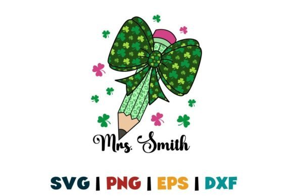 Personalized St. Patricks Day Teacher Graphics for T-Shirts
