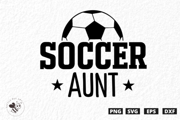 Soccer Aunt SVG: A Versatile Graphic for T-Shirt Designs