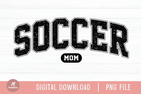 Soccer Mom Retro Varsity PNG: A Versatile Design