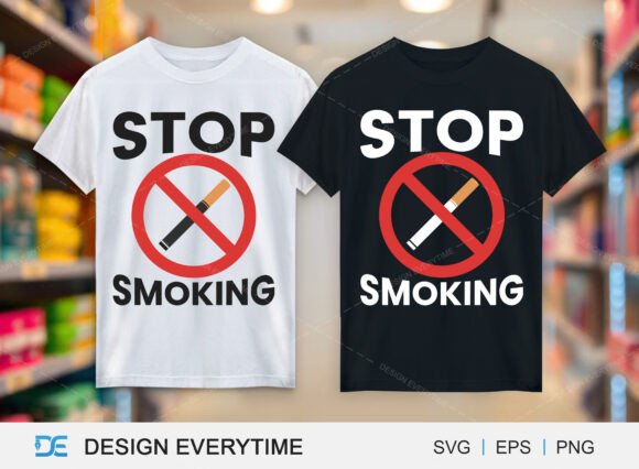 Stop Smoking - World No Tobacco Day Graphics for T-Shirts