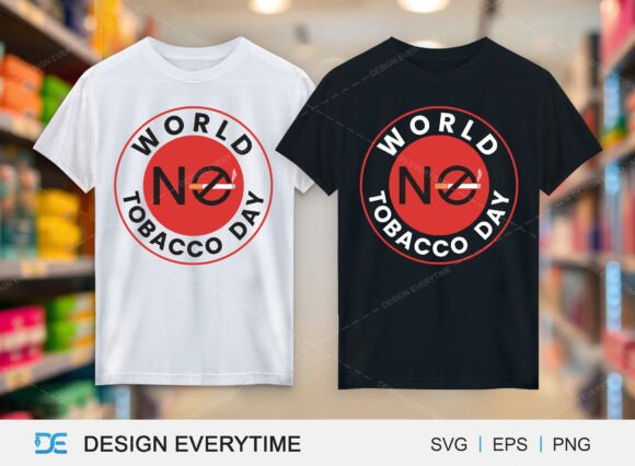 World No Tobacco Day, No Smoking Embroidery